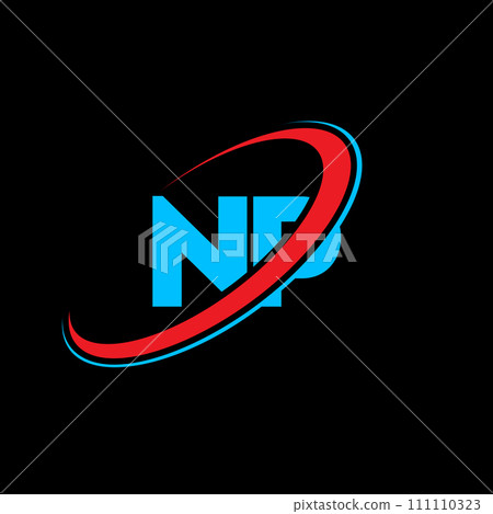 NP N P letter logo design. Initial letter NP linked circle uppercase monogram logo red and blue. NP logo, N P design. np, n p, N&P NP N P letter logo design. Initial letter NP linked circle uppercase monogram logo red and blue. NP logo, N P design. np, n p, N&P 111110323