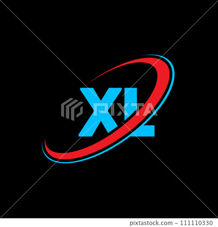 XL X L letter logo design. Initial letter XL linked circle uppercase monogram logo red and blue. XL logo, X L design. xl, x l XL X L letter logo design. Initial letter XL linked circle uppercase monogram logo red and blue. XL logo, X L design. xl, x l 111110330