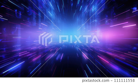Abstract technology purple blue background. Glowing, shining geometric shapes. Futuristic and sci-tech wallpaper. Ideal for use in graphic, web design, advertising, technology, sci-fi themed designs Abstract technology purple blue background. Glowing, shining geometric shapes. Futuristic and sci-tech wallpaper. Ideal for use in graphic, web design, advertising, technology, sci-fi themed designs 111111558
