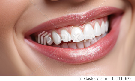Beautiful smile closeup 111111672