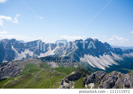 Odle group view, dolomites landscape Odle group view, dolomites landscape 111111972
