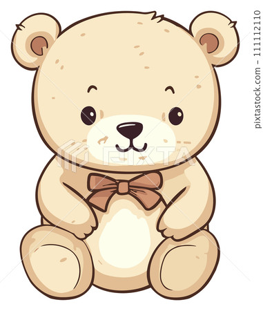 Classic Teddy Bear Cartoon 111112110
