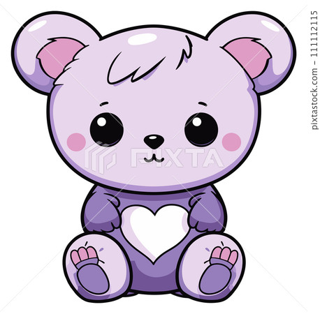 Lavender Koala Bear Cartoon 111112115