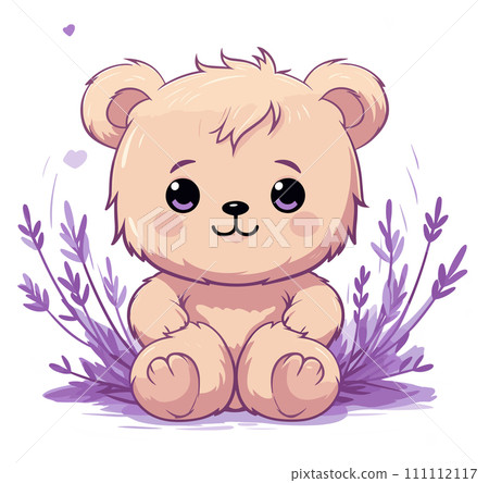 Lavender Teddy Bear Delight 111112117