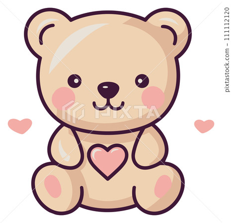 Teddy Bear Love Heart 111112120