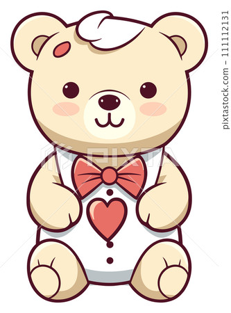 Charming Cream Teddy Bowtie Charming Cream Teddy Bowtie 111112131