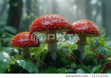 these red mushrooms in the forest are the perfect mushroom for this article these red mushrooms in the forest are the perfect mushroom for this article 111112541