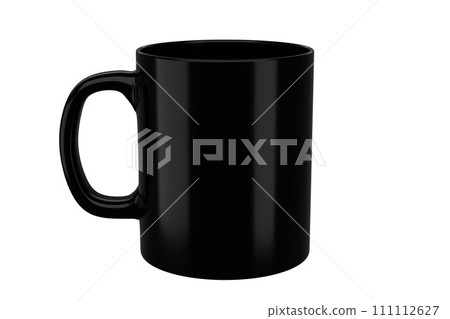 11oz black mug on isolated background. 11oz black mug on isolated background. 111112627