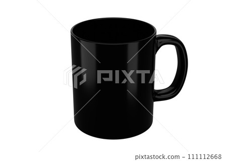 11oz black mug on isolated background. 11oz black mug on isolated background. 111112668