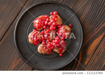 Swedish meatballs with lingonberry sauce Swedish meatballs with lingonberry sauce 111112769