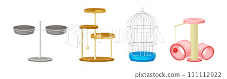 Pet Shop Object and Accessory for Domestic Animal Vector Set Pet Shop Object and Accessory for Domestic Animal Vector Set 111112922