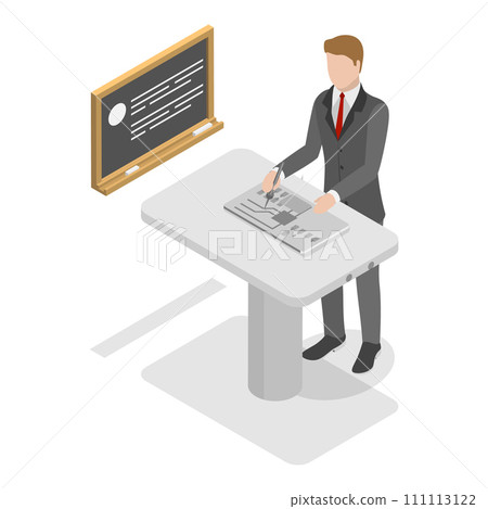 3D Isometric Flat Vector Illustration of Electronic Devices Manufacturing. Item 2 3D Isometric Flat Vector Illustration of Electronic Devices Manufacturing. Item 2 111113122