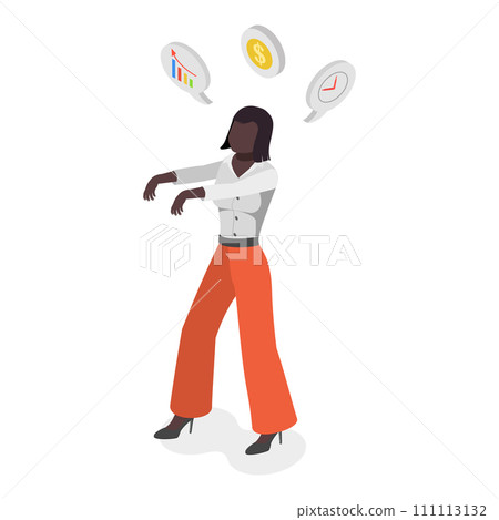 3D Isometric Flat Vector Set of Businessmen Workaholic. Item 2 3D Isometric Flat Vector Set of Businessmen Workaholic. Item 2 111113132