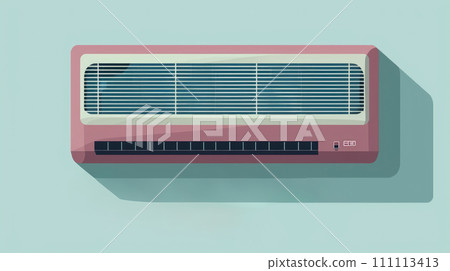 Air conditioning, cooling breeze icon 111113413