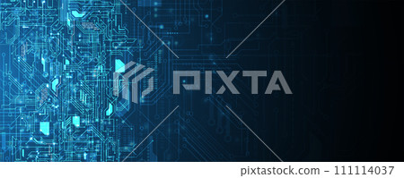 Abstract futuristic circuit computer internet technology board business dark background Abstract futuristic circuit computer internet technology board business dark background 111114037