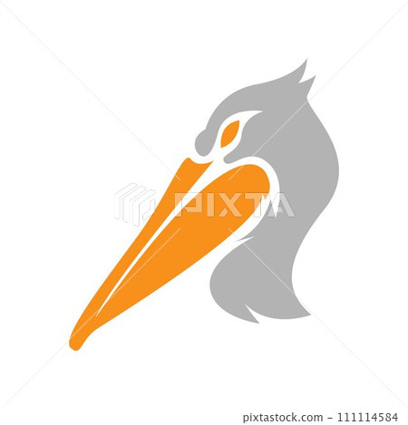 Pelican bird logo design Pelican bird logo design 111114584