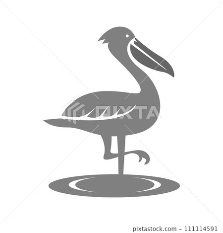 Pelican bird logo design Pelican bird logo design 111114591