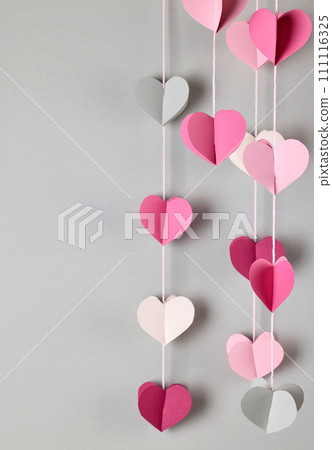 colorful decorative paper hearts colorful decorative paper hearts 111116325