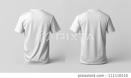 AI-generated content. White t-shirt mockup 111116510