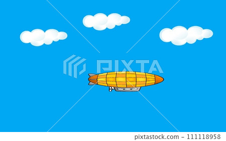 blimp in the sky blimp in the sky 111118958