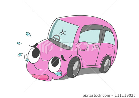 Scratches on the windshield (pink) 111119025