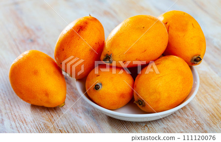 Loquat fruit or chinese plum 111120076