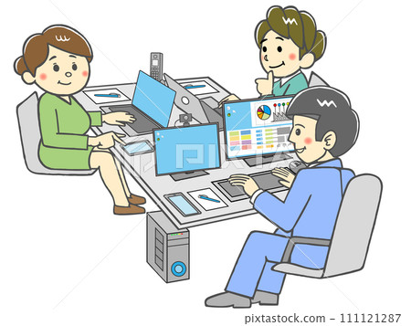 在 DX 和 ABW 協作工作環境中的辦公室小組工作 111121287