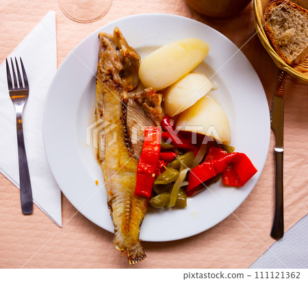 Roasted ballan wrasse fish (maragota) Roasted ballan wrasse fish (maragota) 111121362