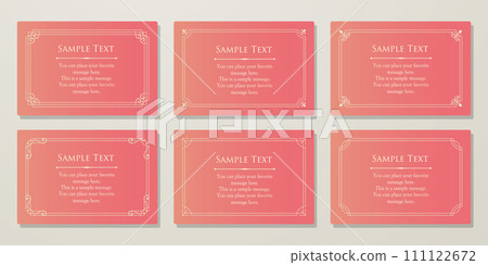 Adult cute antique frame 111122672