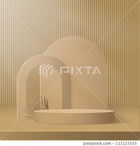 3d cream color podium and minimal cream color wall scene. 3d podium minimal abstract background. Vector 3d cream color podium and minimal cream color wall scene. 3d podium minimal abstract background. Vector 111123333