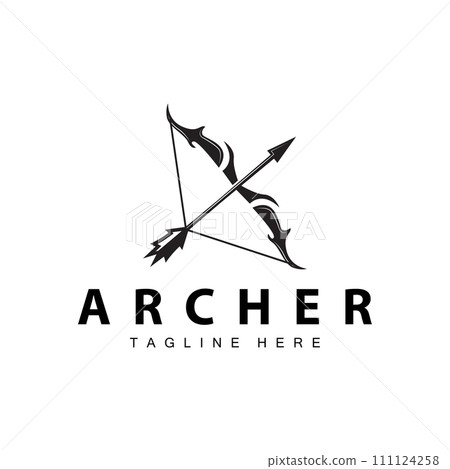 Archer logo vector vintage design old inspiration archer tool arrow template brand Archer logo vector vintage design old inspiration archer tool arrow template brand 111124258