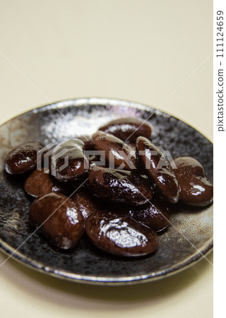 Delicious sweet stew of purple flower beans Delicious sweet stew of purple flower beans 111124659