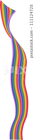 Lgbtq rainbow flag illustration 111124728