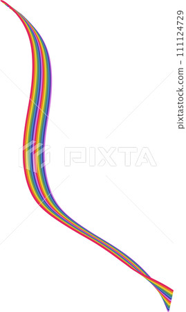 Lgbtq rainbow flag illustration 111124729
