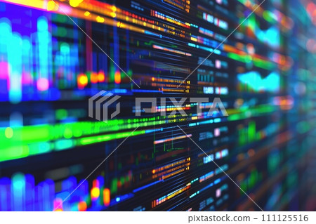 AI-generated content. Abstract Colourful Background, Data Transfer on cloud internet concept. Generative AI AI-generated content. Abstract Colourful Background, Data Transfer on cloud internet concept. Generative AI 111125516