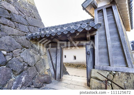 National Treasure Himeji Castle, Oil Wall and Gate, Himeji City, Hyogo Prefecture 111125672