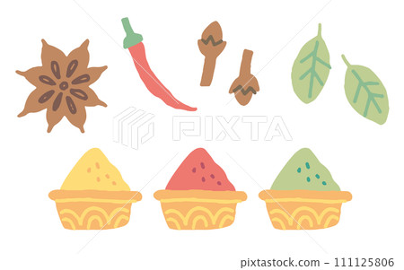 Indian spices (no text) 111125806
