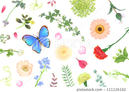 Flower background (realistic) 111126182