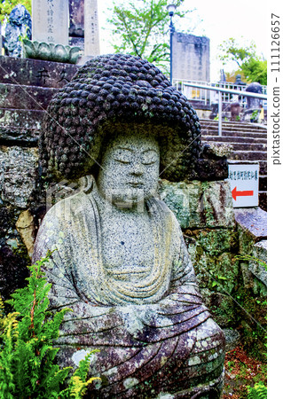 【京都】春天的黑谷、空海光明寺、雨中的五劫思阿彌陀佛 111126657