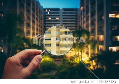 Searching apartment in residential building for purchase 111127123