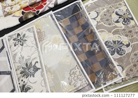 Image of kimono sashes and obijime obiage kimono shops and kimono rentals 111127277