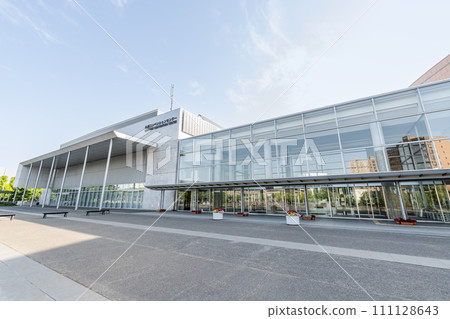 Sapporo City, Hokkaido - Sapporo Convention Center on a clear day where various events are held Sapporo City, Hokkaido - Sapporo Convention Center on a clear day where various events are held 111128643