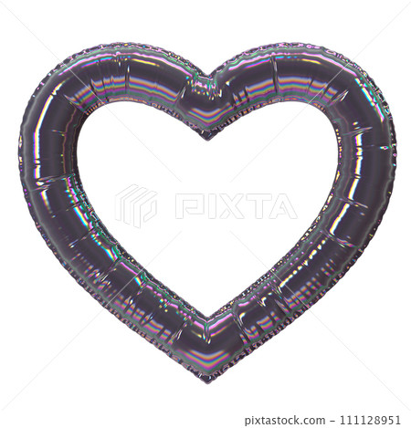 Balloon Holographic 3D Heart 111128951