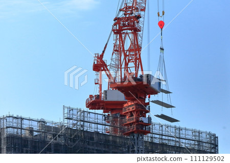 公寓建築施工起重機 公寓建築施工起重機 111129502