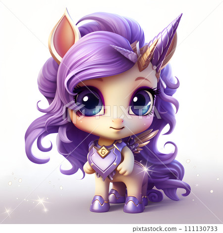 紫色頭髮的獨角獸 111130733