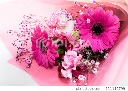 Pink flower gifts are cute and comforting. 111130799
