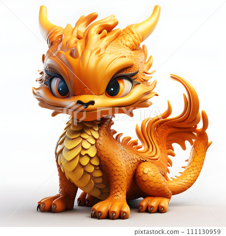 golden chibi dragon 111130959