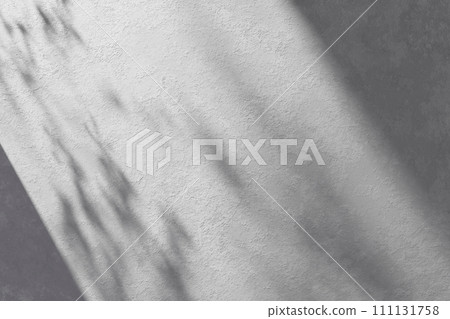 Sunshine, tree shadows, various texture backgrounds. 3d rendering. 111131758
