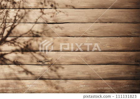 Sunshine, tree shadows, various texture backgrounds. 3d rendering. 111131823