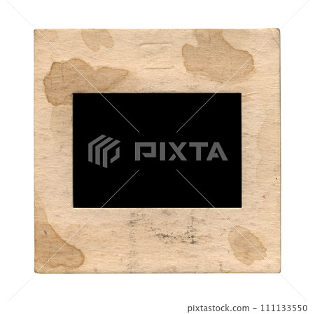 Old paper slide film mount 111133550
